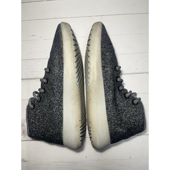 AllBirds Wool Mizzle Lace Up Active Wear Running High Top Shoes size W9 Gray - Picture 6 of 9
